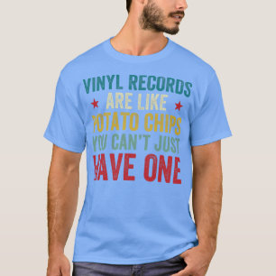 T-shirt Vinyl Records Collecte Funny Vinyl Lover LP