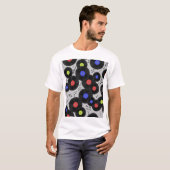 T-shirt Vinyl Records : Music Note Motif (Devant entier)
