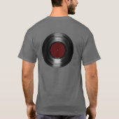 T-shirt Vinyl records - musique (Dos)