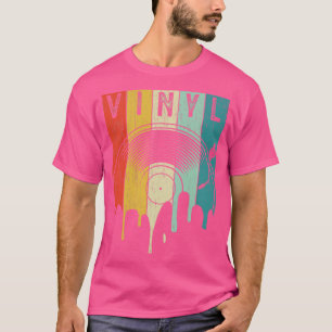 T-shirt Vinyl vintage Funny Liquid LP Pour Les Amateurs De