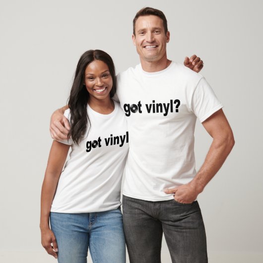 T-shirt Vinyl White Tee (Unisexe)