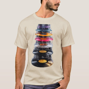 T-shirt Vinyle Coloré Art Splash Cascade