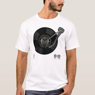 T-shirt Vinyle du nord d'âme sur la plaque tournante