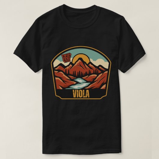 T-shirt Viola, Arkansas (Design devant)