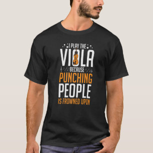 T-shirt Viola Instrument Music Notes Lecteur Leçon Début
