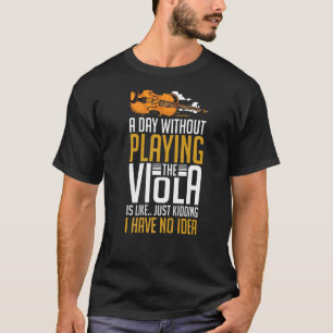 T-shirt Viola Instrument Music Notes Lecteur Leçon Début