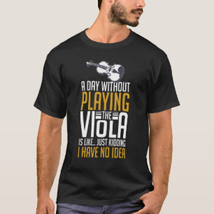 T-shirt Viola Instrument Music Notes Lecteur Leçon Début