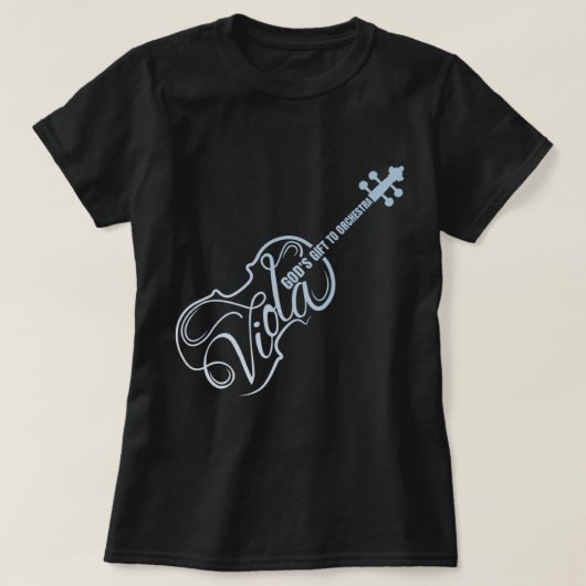 T-shirt Viola Le cadeau de Dieu à l'orchestre Viola Instru (Design devant)
