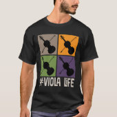 T-shirt Viola Life Musique violoniste (Devant)