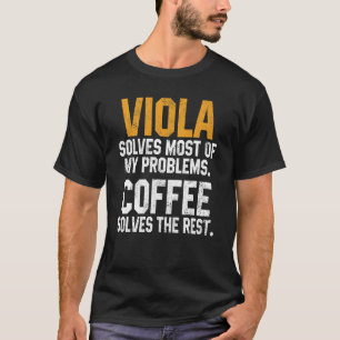 T-shirt Viola résout mes problèmes Café Orchestre Musici