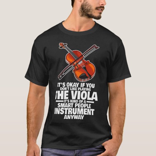 T-shirt Viola Shirt Viola Player Smart (Devant)