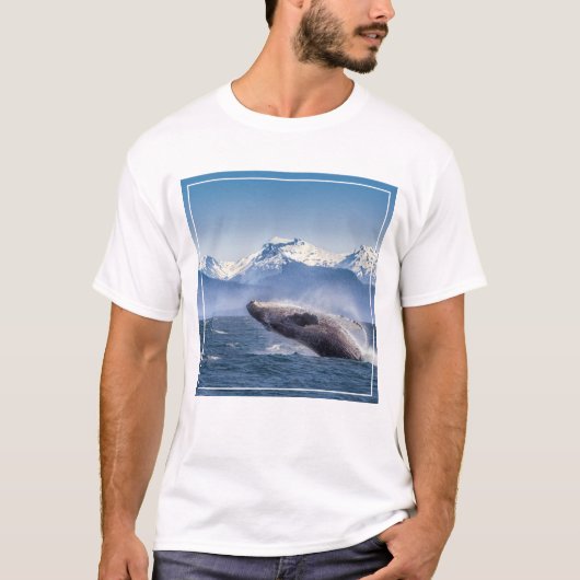 T-shirt Violation de la baleine de bosse en Alaska (Devant)