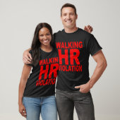 T-shirt Violation HR à pied ©WhiteTigerLLC.com (Unisexe)