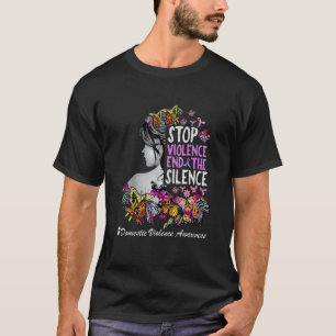 T-shirt Violence Conscience Domestique Arrêter De Mettre F