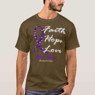T-shirt Violence des aînés Sensibilisation Foi Espérance A