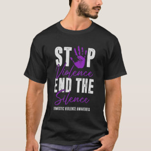 T-shirt Violence domestique : cesser la violence mettre fi