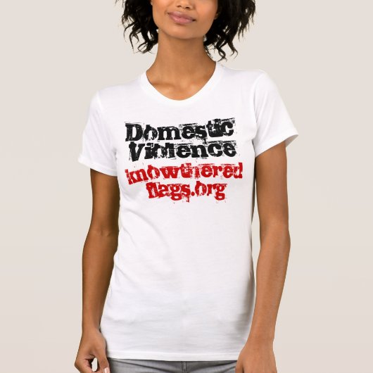 T-shirt Violence familiale (Devant)