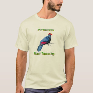 T-shirt Violet Africain Turaco Bird