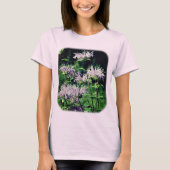 T-shirt Violet Bee Balm Fleurs Nature (Devant)