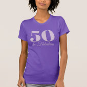 T-shirt Violet Clair Numéro 50 & Fabuleux (Devant)