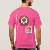 T-shirt violet de style basique (Dos)