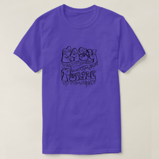 T-shirt violet facile