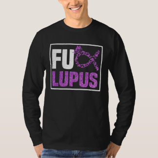 T-shirt Violet Lupus Sensibilisation Lupus Éclairage Ruban