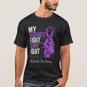 T-shirt Violet Mari de ruban Ulcerative Conscience de la c