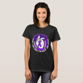 T-shirt Violet Ribbon Overdose sensibilisation Miss Grand- (Devant entier)
