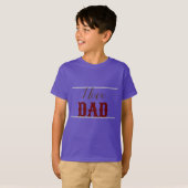 T-shirt Violet rouge foncé enfant garçon (Devant entier)