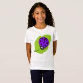 T-Shirt Violet Violet Ladybug (Devant entier)