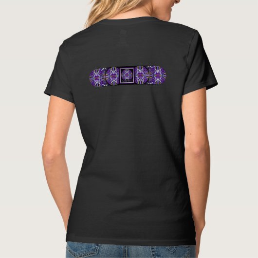 T-shirt Violet W3 (Dos)
