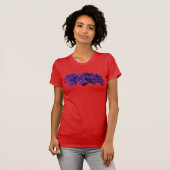 T-shirt Violette africaine (Devant entier)