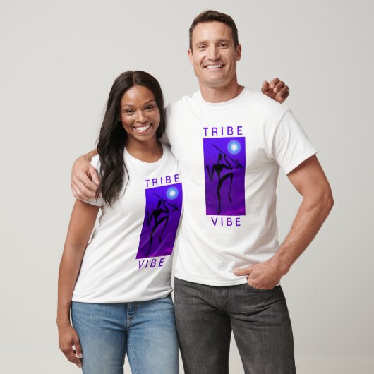 T-shirt Violette de VIBE de TRIBU (Unisexe)