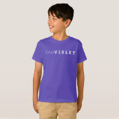 T-shirt Violette d'équipe (Devant entier)