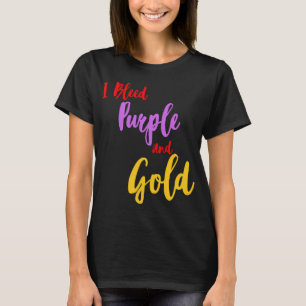 T-shirt Violette et Or Inconditionnels