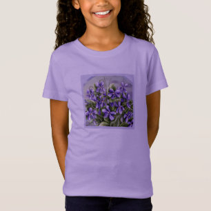 T-Shirt violettes dans un bocal de lune