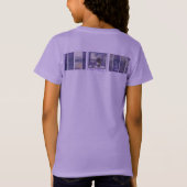T-Shirt violettes dans un bocal de lune (Dos)