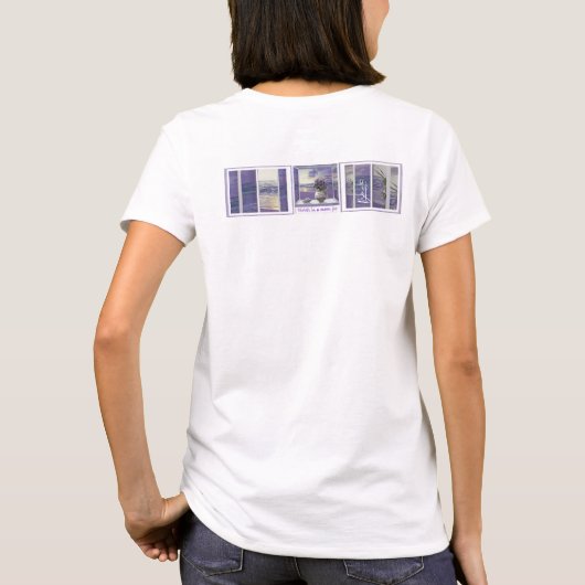 T-shirt violettes dans un bocal de lune (Dos)