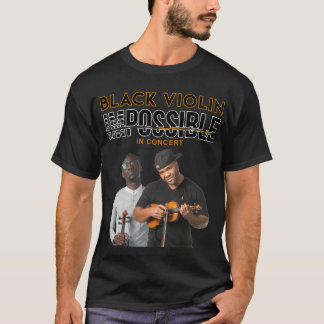 T-SHIRT VIOLIN NOIR - VISITE IMPOSSIBLE 2020