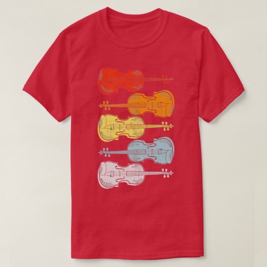 T-shirt Violin String Instrument Player Gift for Musician (Design devant)