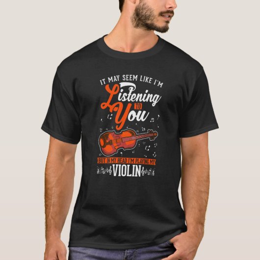 T-shirt Violin Violin Teacher Violinist  1 (Devant)