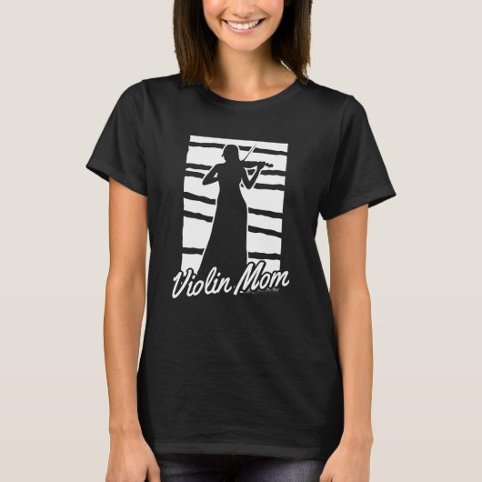 T-shirt Violinist Mother Fiddler  Fiddle Violin (Devant)