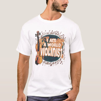 T-shirt violinist world