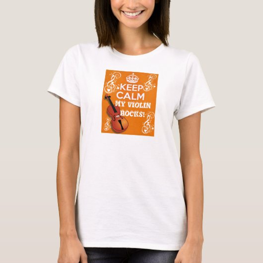T-shirt Violiniste Rocks_ (Devant)