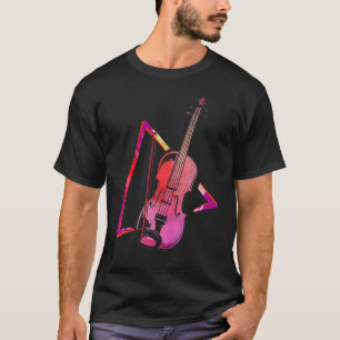 T-shirt Violon Abstrait violon violon violon orchestre vio