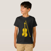 T-shirt Violon - Ambre (Devant entier)