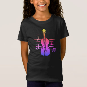 T-Shirt violon avec notes