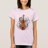 T-shirt Violon avec perruques (Devant)