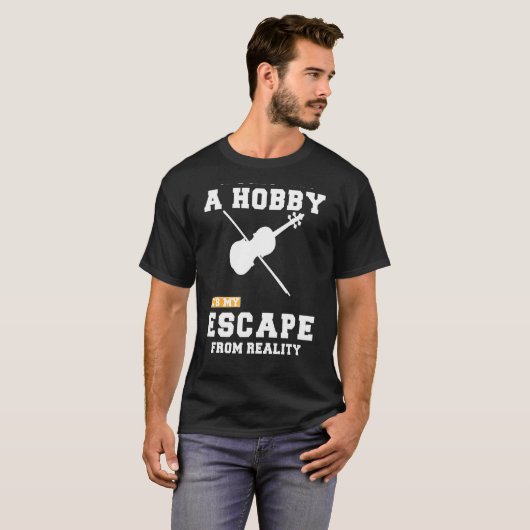 T-shirt Violon Ce N'Est Pas Juste Un Hobby C'Est Mon Fuir  (Devant entier)